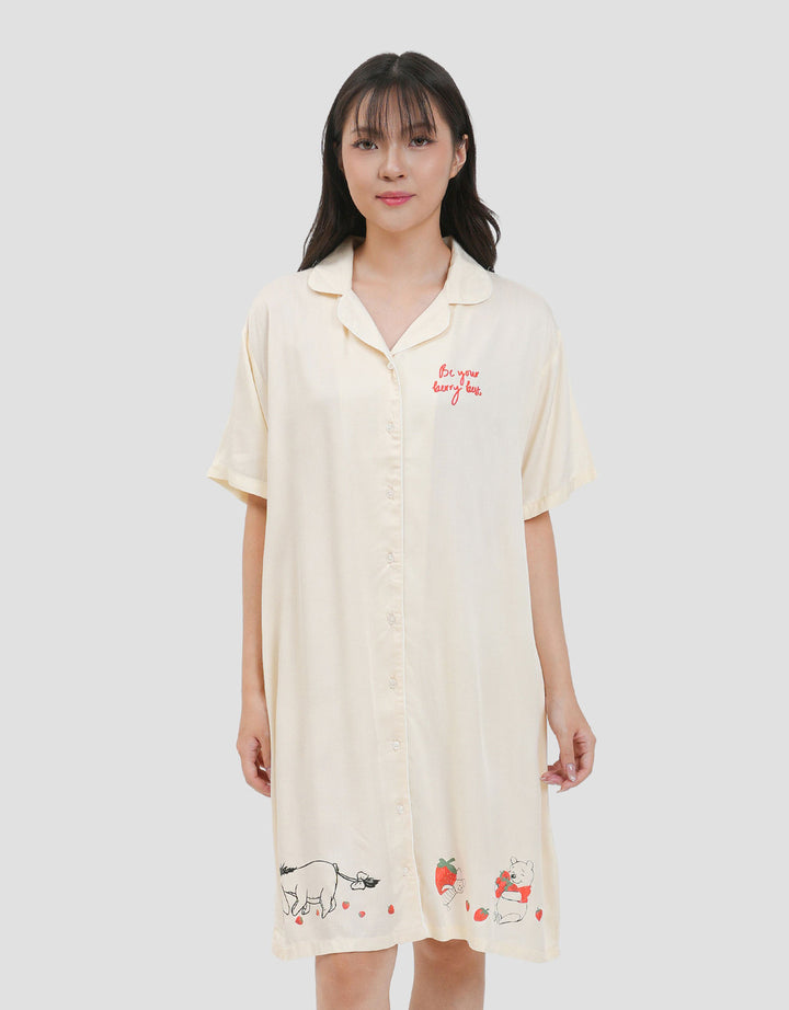 Disney Pooh And Friends In Something Red Drees Tidur Wanita