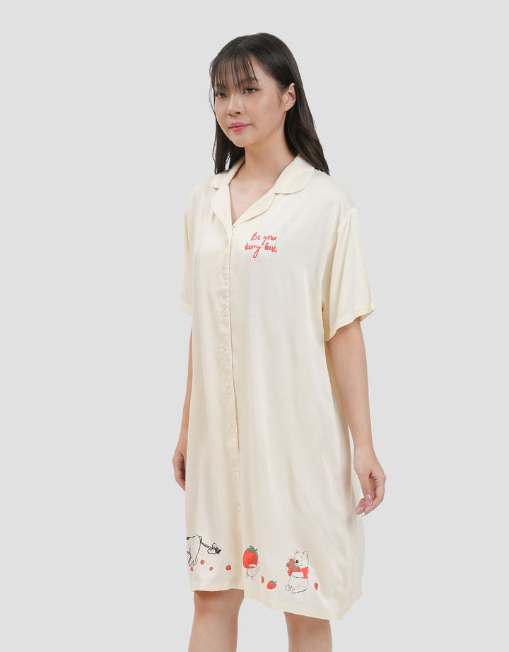 Disney Pooh And Friends In Something Red Drees Tidur Wanita