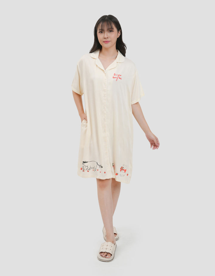 Disney Pooh And Friends In Something Red Drees Tidur Wanita
