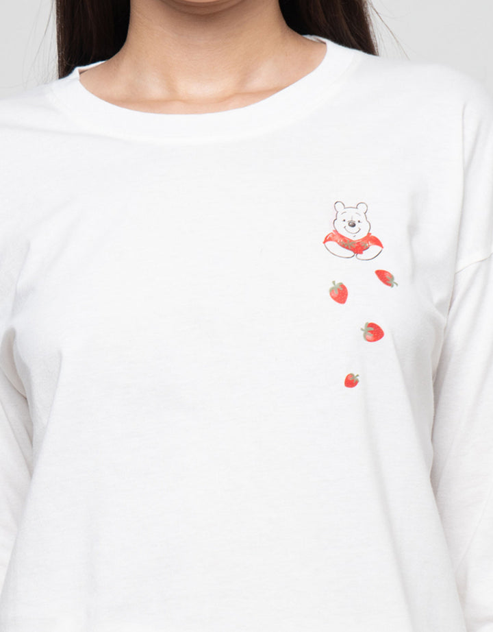 Disney Pooh And Friends In Something Red Tee Setelan Piyama Wanita