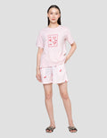 Disney Minnie Cherry In Frame Setelan Piyama Wanita