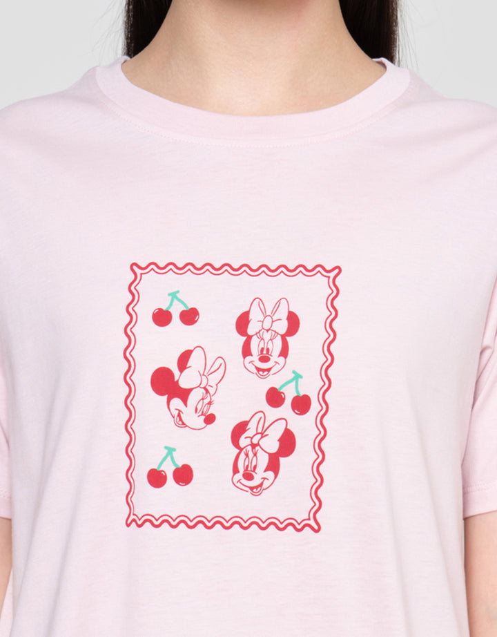 Disney Minnie Cherry In Frame Setelan Piyama Wanita