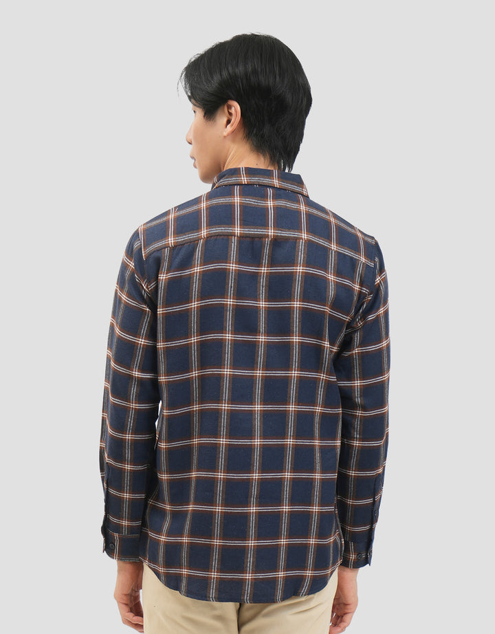 MxM Nevada Motif Kotak Kemeja Pria