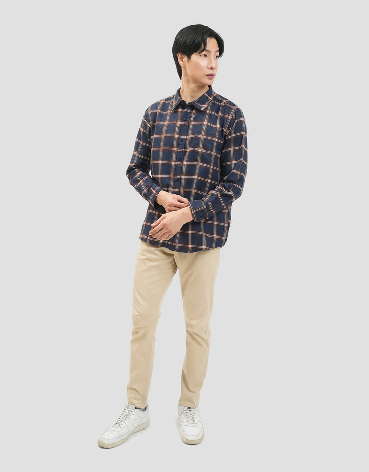 MxM Nevada Motif Kotak Kemeja Pria