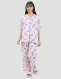 Nevada Garfield Foodie Outline With Piping Detail Setelan Piyama Wanita