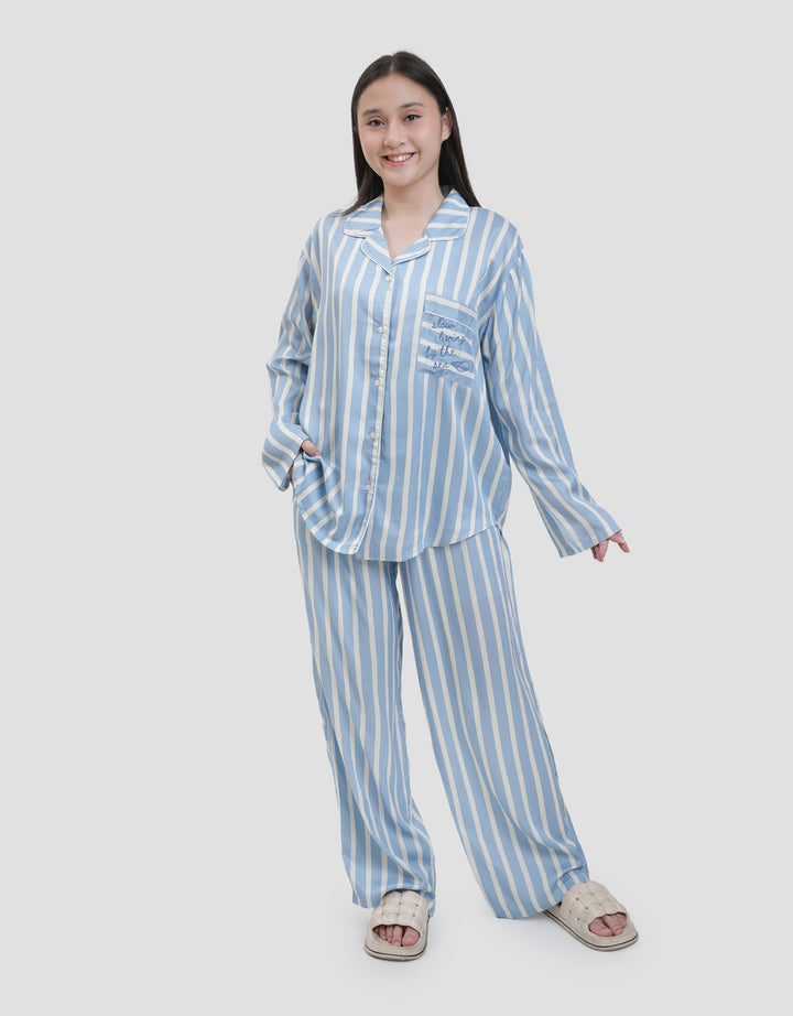 Nevada Slow Living By The Sea Viscose Setelan Piyama Wanita