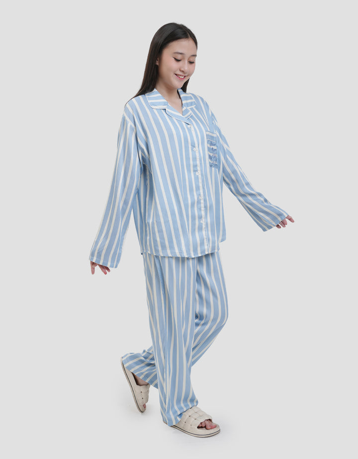 Nevada Slow Living By The Sea Viscose Setelan Piyama Wanita