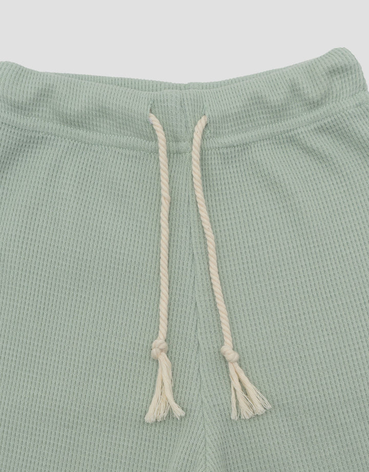 Little M Waffle With Pocket Pakaian Setelan Bayi