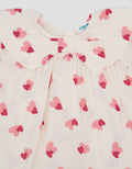 Little M Woven Rami Print Love Midi Dress Bayi