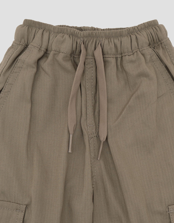 Little M Woven Ribstop With Celana Cargo Bayi