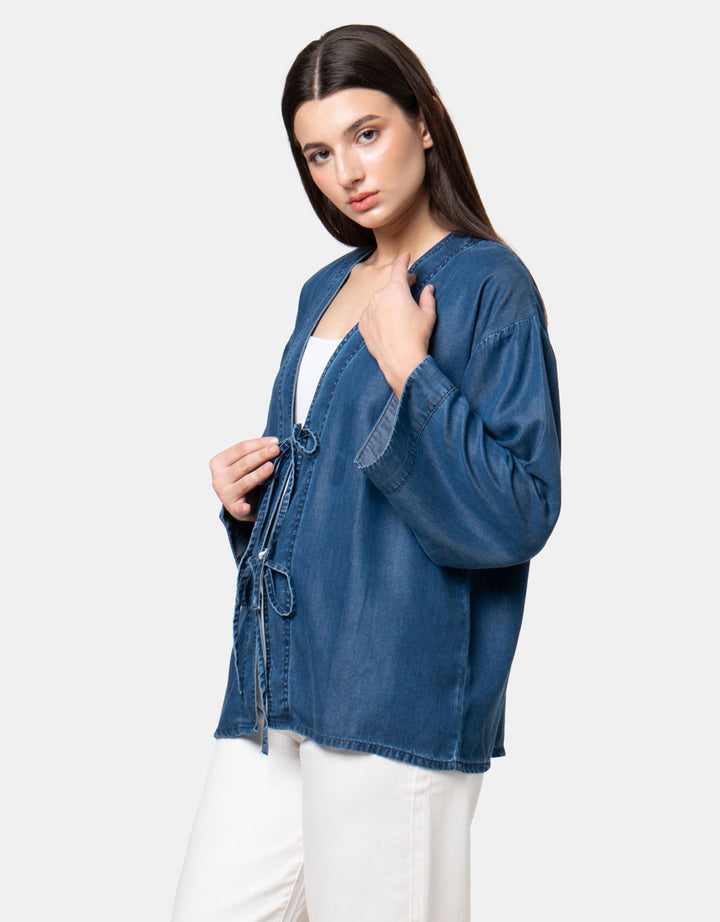 Nevada Kimono Denim Wanita