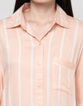 Nevada Double Stripes Maxi Dress Tidur Wanita