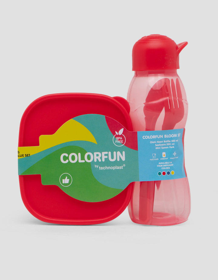MxM Homeco Lunch Box Colorfun Bloom Value Set Cflch-St