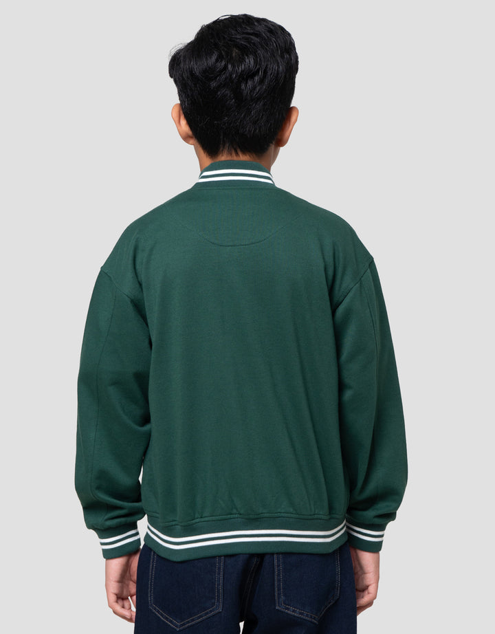 Nevada Knit Varsity Patch P Jaket Anak Laki-laki