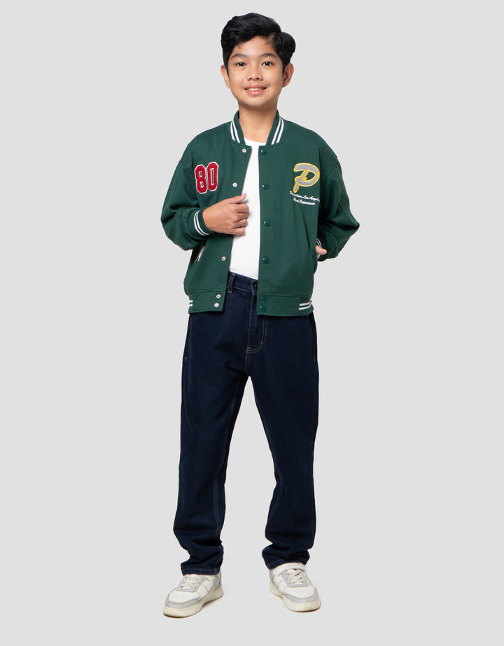 Nevada Knit Varsity Patch P Jaket Anak Laki-laki