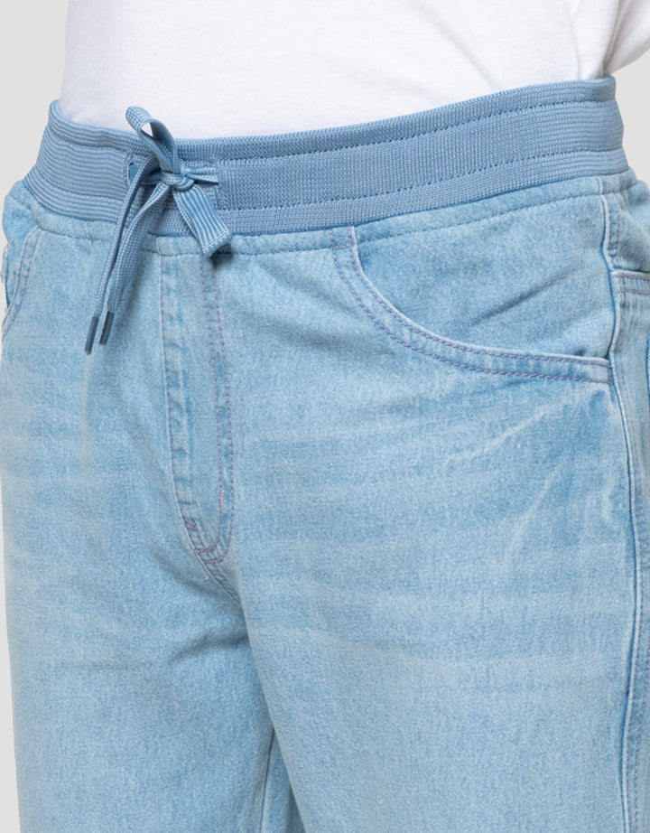 Nevada Jogger Pull On Pants Elastic Celana Denim Anak Laki-laki