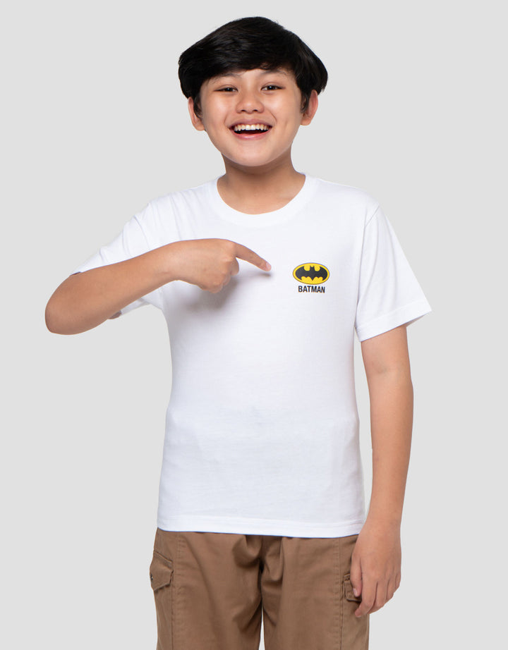 Character Batman Sign Print Kaos Anak Laki-laki