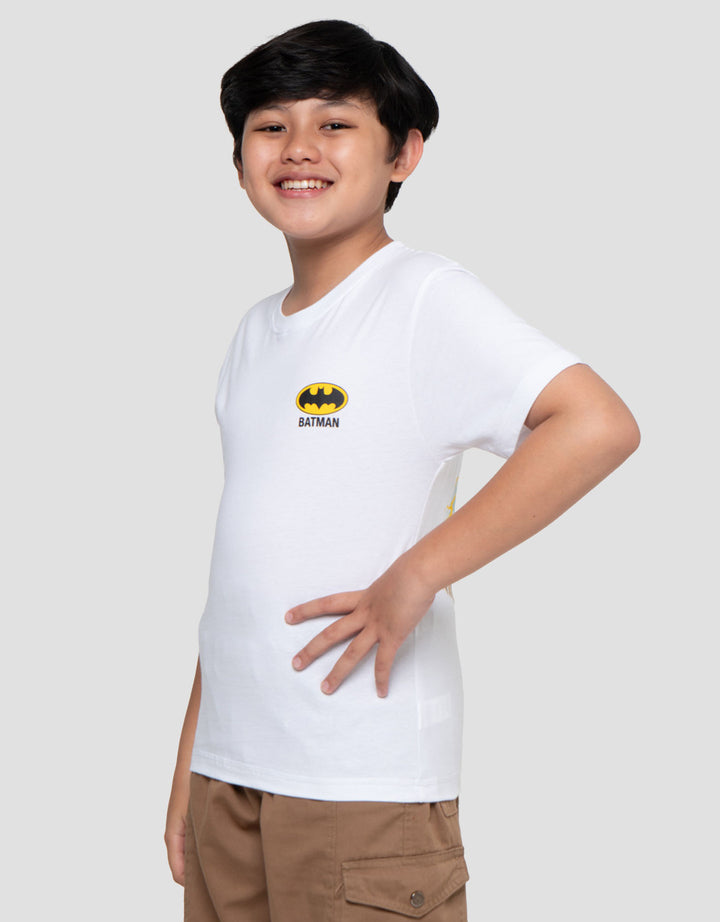 Character Batman Sign Print Kaos Anak Laki-laki