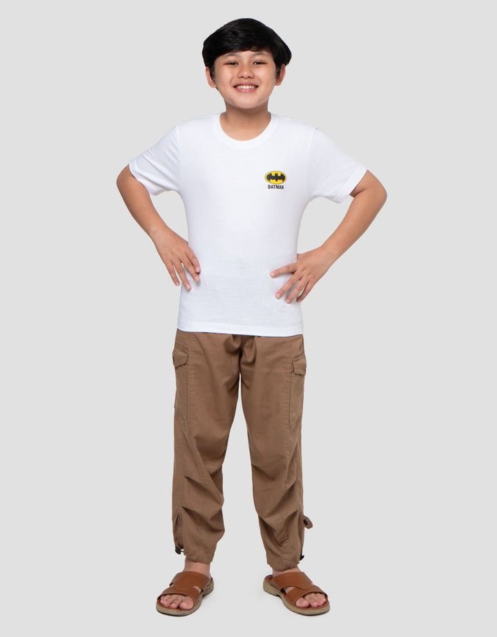 Character Batman Sign Print Kaos Anak Laki-laki