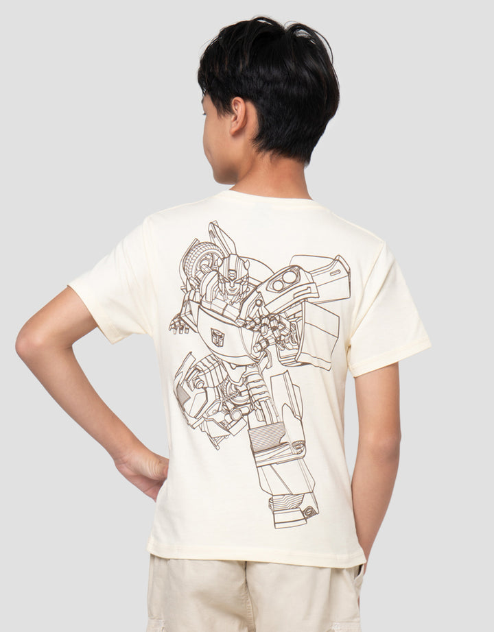 Character Print Transformers Autobots Kaos Anak Laki-Laki