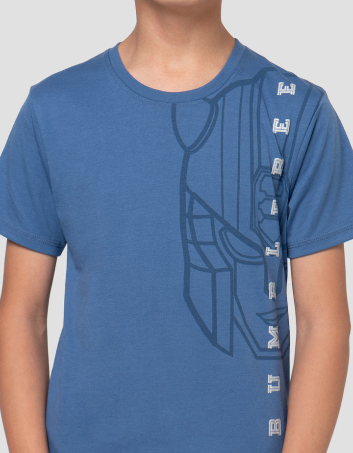 Character Print Transformers Head Kaos Anak Laki-Laki