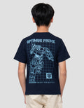 Character Print Transformers Prime Kaos Anak Laki-Laki