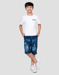Character Batman Action Fly Print Kaos Anak Laki-laki