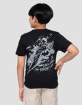Character Batman Knight Print Kaos Anak Laki-Laki