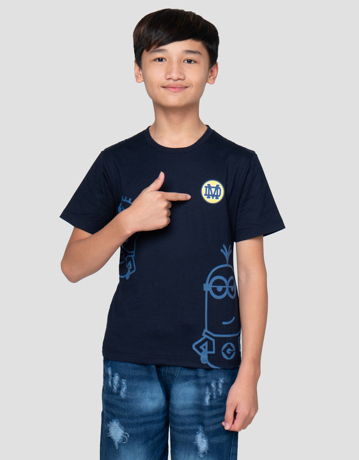 Character Minions Friends Print Kaos Anak Laki-laki
