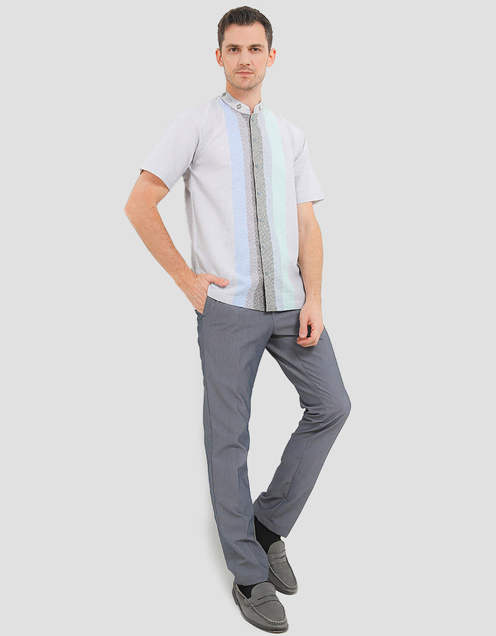 Intresse Flounder Baju Koko Lengan Pendek Pria