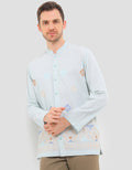 Intresse Herbal Garden Baju Koko Lengan Panjang Pria