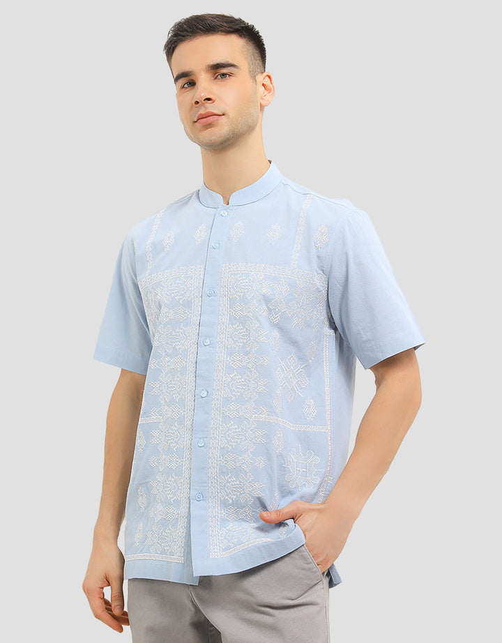 Al Mustika Heavenly Baju Koko Lengan Pendek Pria