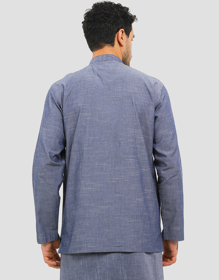 Intresse Purp EmpireBaju Koko Lengan Panjang Pria