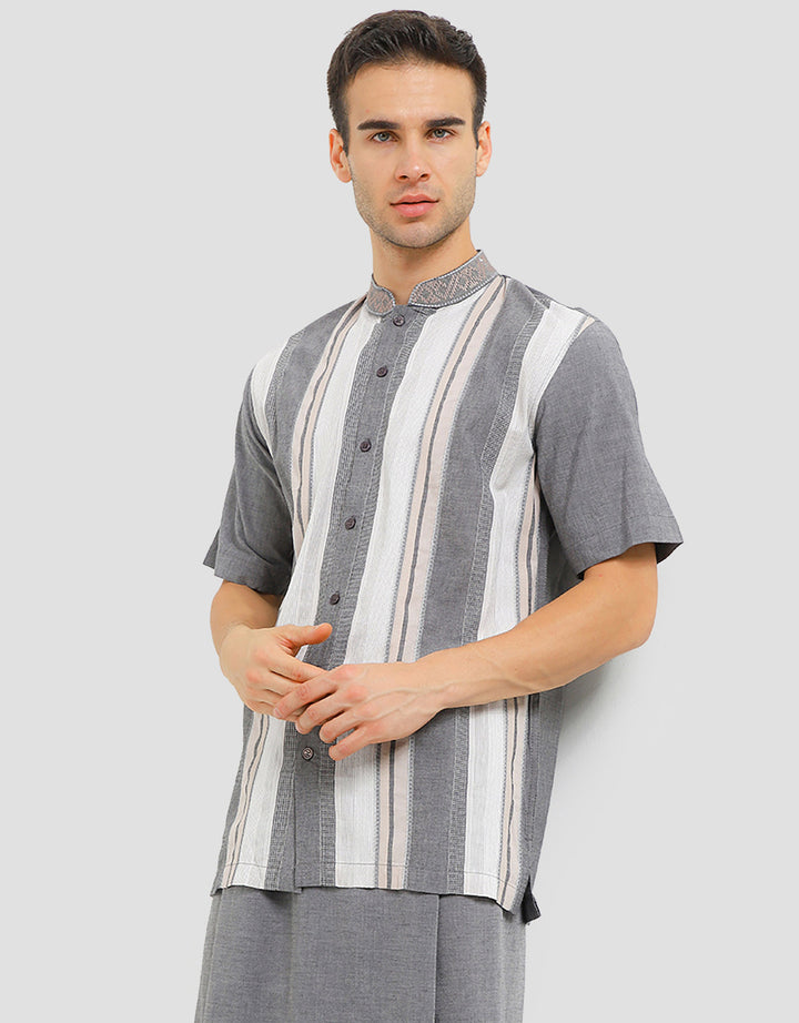 Al Mustika Quarry Baju Koko Lengan Pendek Pria