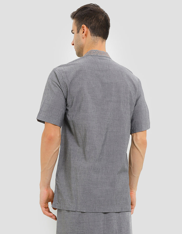 Al Mustika Quarry Baju Koko Lengan Pendek Pria