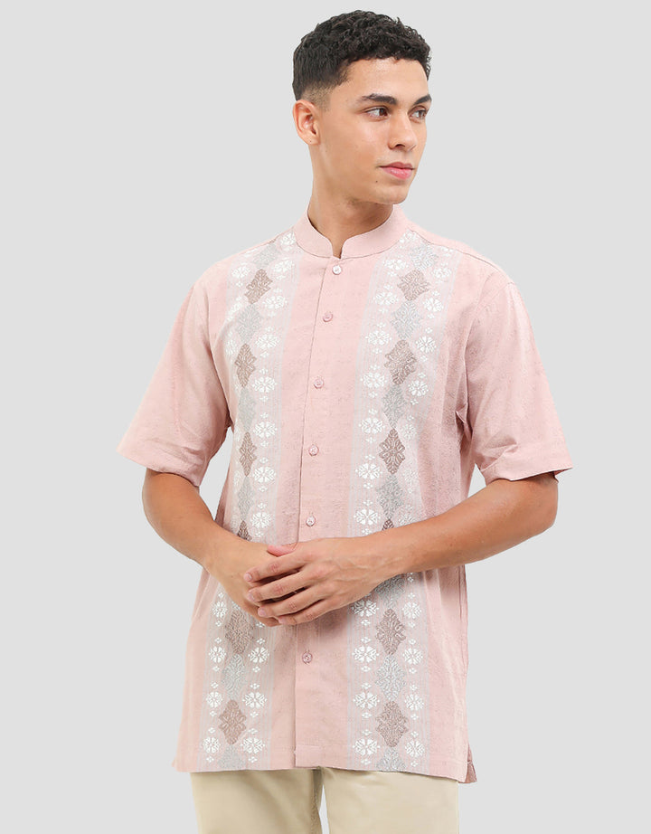 Intresse Rosy Thought Baju Koko Lengan Pendek Pria