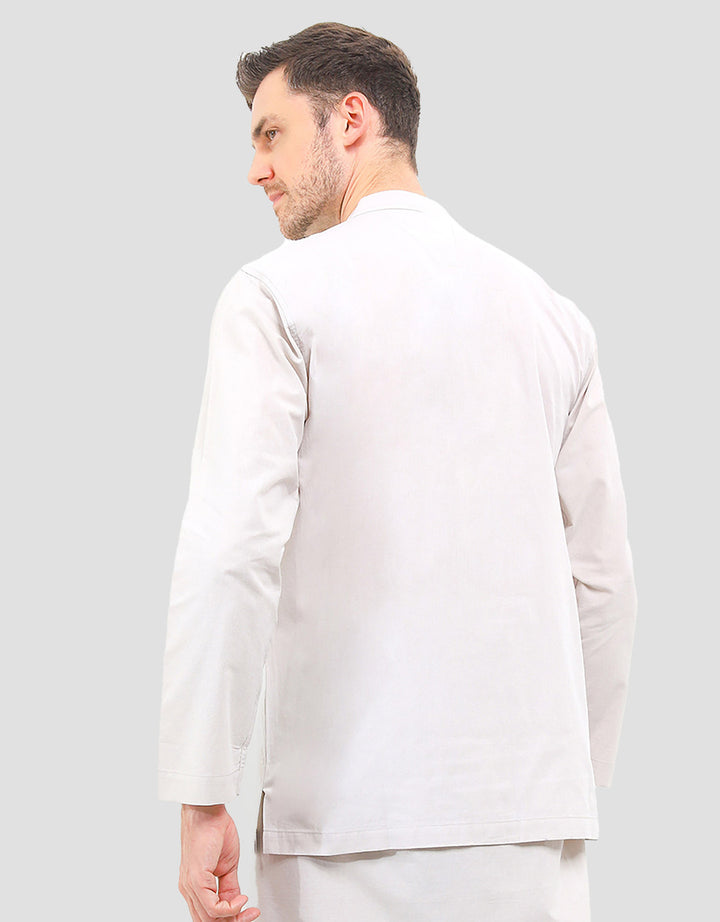 Intresse Italian StrawBaju Koko Lengan Panjang Pria