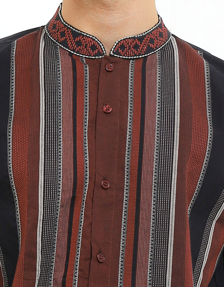 Al Mustika Amore Baju Koko Lengan Pendek Pria