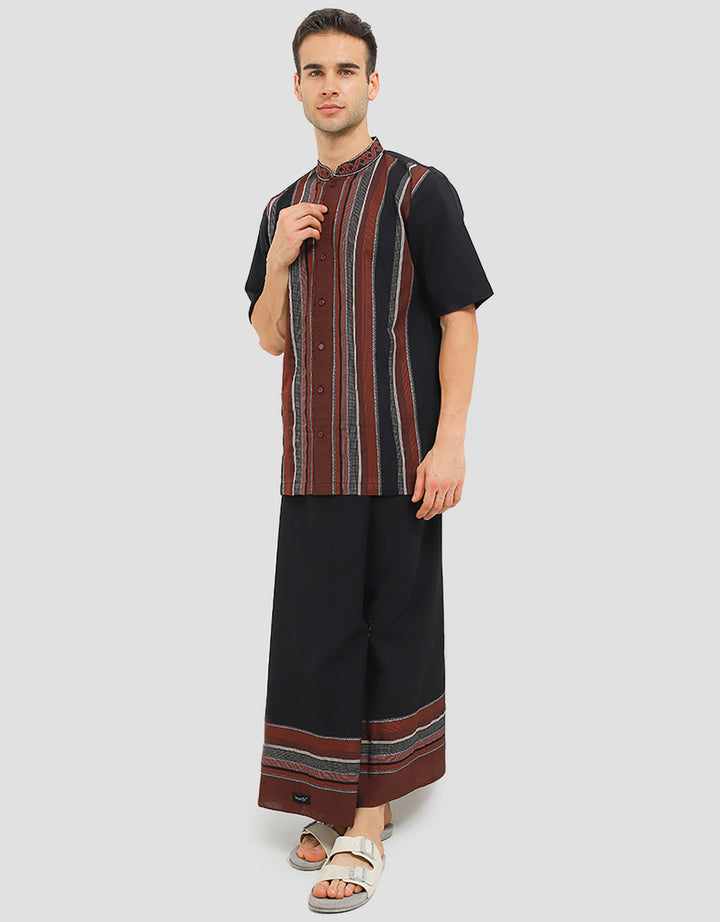 Al Mustika Amore Baju Koko Lengan Pendek Pria