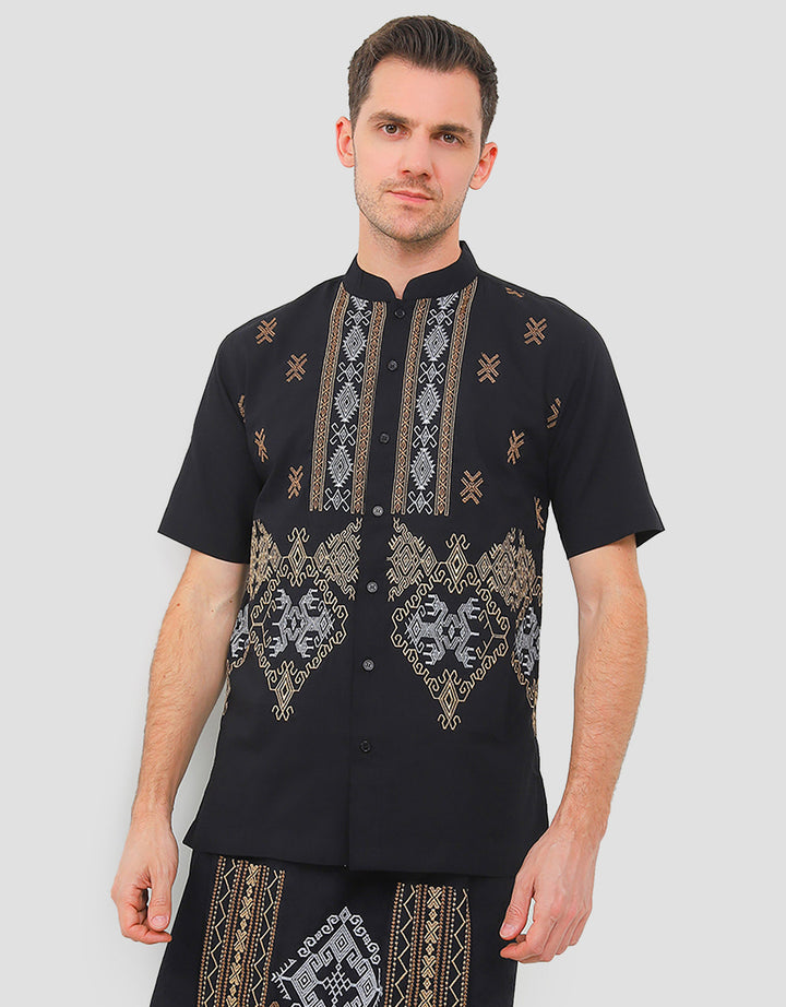 Intresse Tarcoola Baju Koko Lengan Pendek Pria