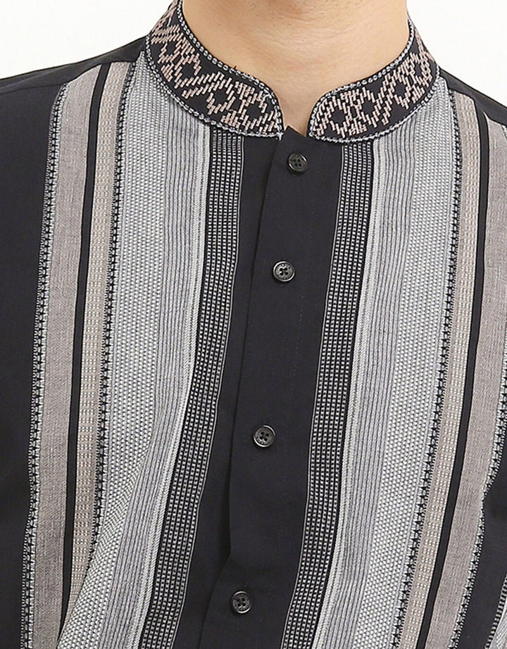 Intresse Oilskin Baju Koko Lengan Pendek Pria