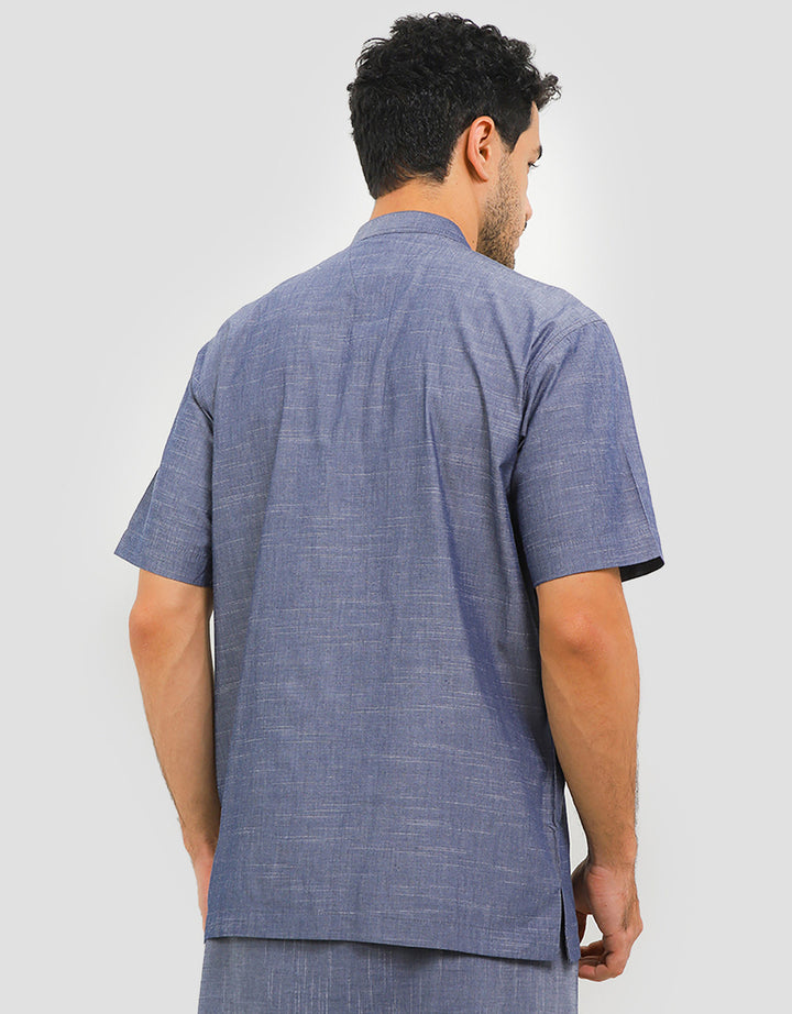 Intresse Purp Empire Baju Koko Lengan Pendek Pria