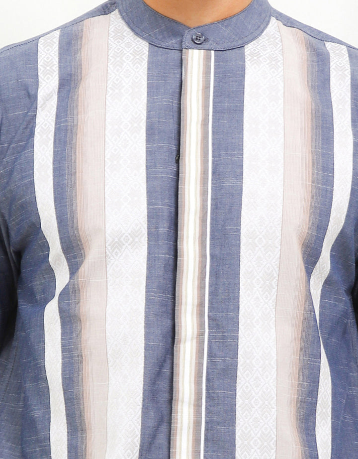 Intresse Purp Empire Baju Koko Lengan Pendek Pria