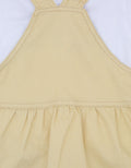 Little M 2Pcs Woven Midi Dress Overall Bayi