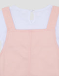 Little M 2Pcs Woven Midi Dress Overall Bayi