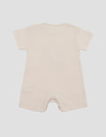 Little M Double Knit Print Lions And Friends Jumpsuit Romper Bayi