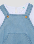 Little M 2Pc Denim Jumpsuit Overall Bayi