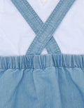 Little M 2Pc Denim Jumpsuit Overall Bayi