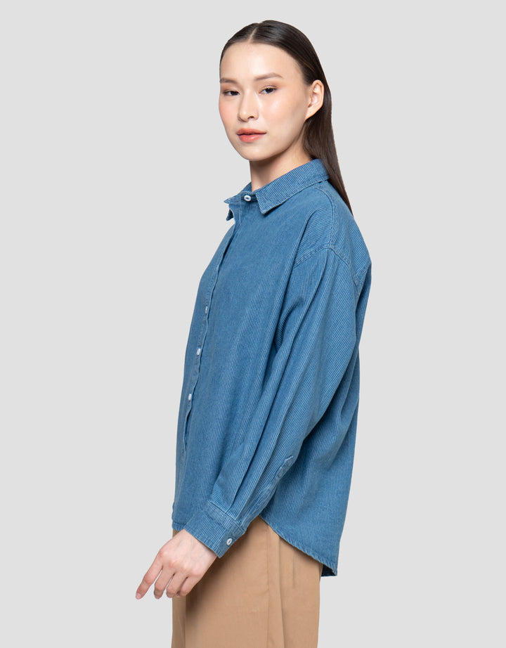 Nevada Stripes Set (Sarimbit) - Matching Set Kemeja Wanita