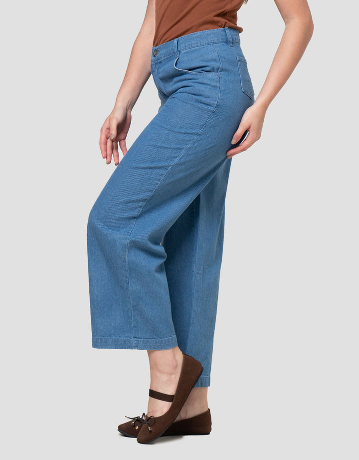 Nevada Pull On Stripes Set (Sarimbit) - Matching Set Celana Denim Wanita